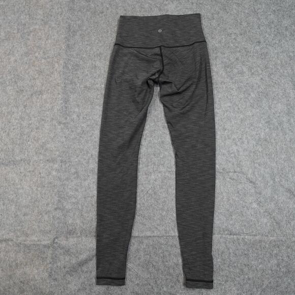 Lululemon Leggings Womens 8 Wunder Under 31" Gray Yoga Run Workout Gym Athletic - Picture 6 of 8